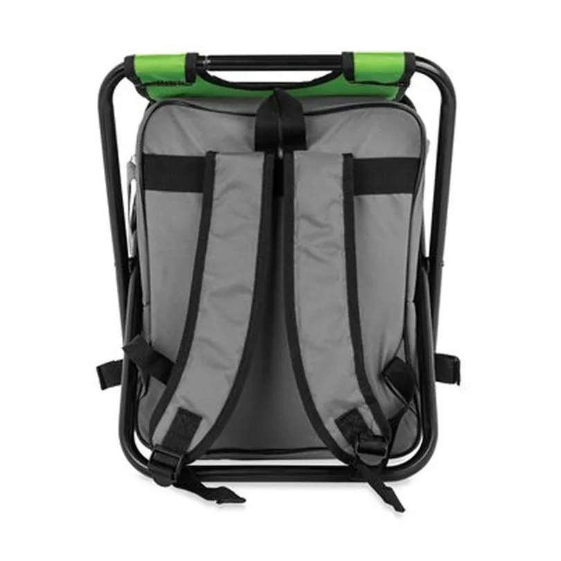 Camp Stool Backpack Cooler -Gr